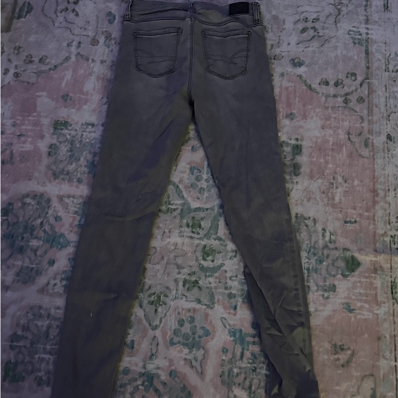 American Eagle Gray Women Jeans - Picture 2 of 4